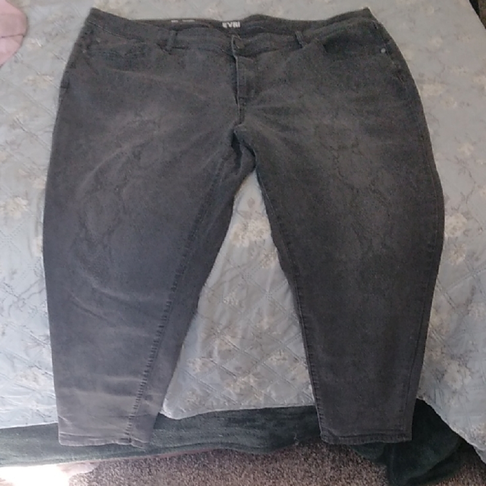 EVRI Dark Gray Skinny Jeans